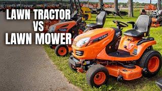 The Difference Between a Lawn Mower and Lawn TRACTOR!