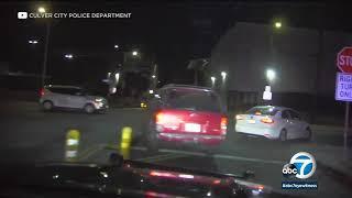 Bodycam video shows Culver City police shooting that left man dead after car chase