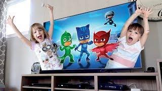 My PB and J Magic TV Adventure with PJ Masks!