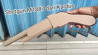 Membuat Senjata Shotgun M1887 dari Kardus | Senjata Shotgun M1887 dari Kardus