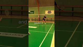 How aware are you when lifting from the net? #basicfeather #badminton