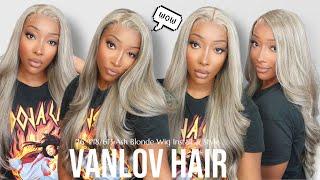 THE BEST ASH BLONDE WIG FOR ALL SKIN TONES! | FT.  VANLOV HAIR