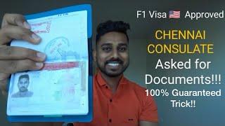 My F1 USA Visa Interview Experience| Chennai Consulate|