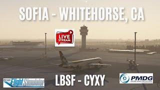 MSFS2020 | Sofia - Whitehorse, Yukon, Canada | LBSF - CYXY | ETIHAD ETD69M | PMDG777 -300ER | PART2