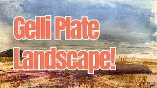 Create Stunning Mixed Media Landscapes with Gelli Plate and Oxide Inks