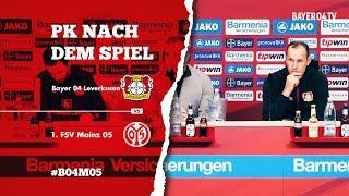 Pressekonferenz nach dem Spiel bei Bayer 04 Leverkusen | #B04M05 | 1. FSV Mainz 05