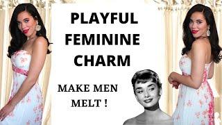 The Playful Feminine Energy that make Men Melt : Embrace that Playful Charm !