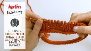 ⭐ How to Knit Stockinette stitch in the round on circular needles