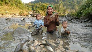 Harvest giant fish ponds to sell at the market - buy winter clothes to keep your children warm