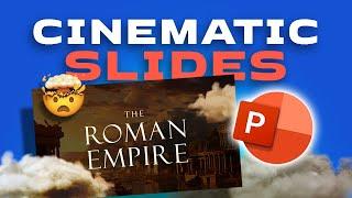 Cinematic presentations in POWERPOINT  Step-by-step