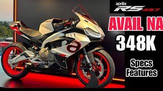 Taob Lahat ng Sports Bike 400-500cc ! 2024 APRILIA RS 457  - Mura ng Price 348k Specs Features