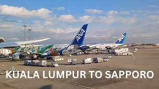 FLYING WITH ANA FROM KUL-CTS | DAY 1 JOURNEY | 2025 WINTER HOLIDAY | SAPPORO, HOKKAIDO