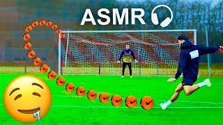 ASMR FOOTBALL + MOST SATISFYING FOOTBALL SHOTS AND SAVES