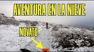 ENDURO POR LA NIEVE CON MI KTM 400 NUEVA - (MI PRIMERA RUTA)