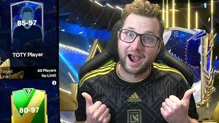 These Unlimited 85-97 TOTY Exchanges Are So Fun! Massive TOTY Icon Pull in FC Mobile Pack Opening!