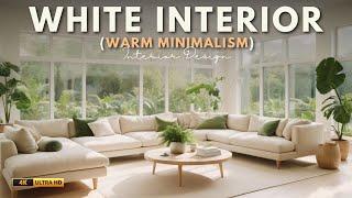 Inviting White Houses Interior: Warm Minimalism Tips for Styling and Decorating