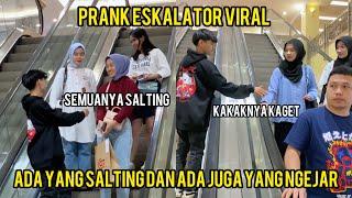 PRANK NGERJAIN ORANG RANDOM DI ESKALATOR SAMPE SALTING PART IX