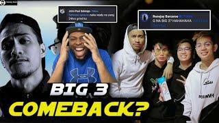 Ask VeLL Reacts Dogie, H2wo & Renejay Discuss the ‘BIG 3’ Comeback After Yawi’s Return to PH! 