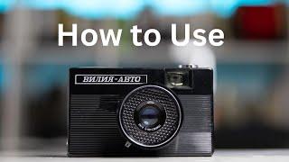 How to Use a Vilia Auto Film Camera