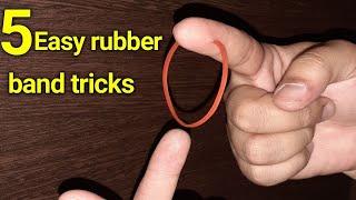 5 VISUAL Rubber Band Tricks Anyone Can Do | Revealed
