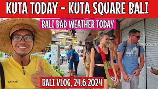 Walking to Kuta today, Kuta square to Kuta Art Market current situation