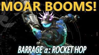 Barrage Alpha Got A RAPID FIRING ROCKET LAUNCHER! EXOPRIMAL New exosuit Gameplay PVP Analysis