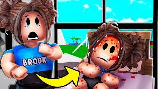 Something INFECTED BABY BROOK In Roblox Brookhaven!!