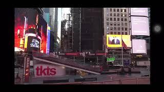 Saurabh Mukhekar Featured at New York  Times Square  USA |  Internet Freedom Campaign