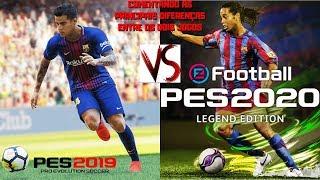 PES19 X PES20: COMENTANDO AS PRINCIPAIS DIFERENÇAS ENTRE OS JOGOS