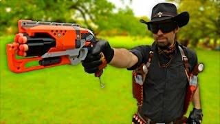 Nerf Gunslinger Loadout - SIX Leather Hammershot Holsters