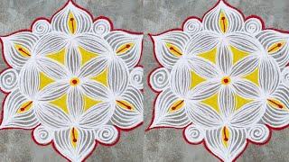 Aavani madham Friday rangoli#105 #muggulu #easyrangoli #simplerangoli #beginnersrangoli #2024