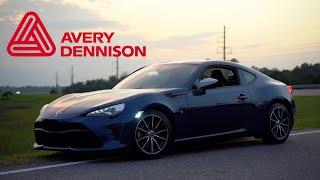 Toyota 86 Wrapped in Avery Dennison Gloss Dark Metallic Blue