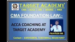 ACCA COACHING AT TARGET ACADEMY