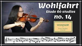 [Wohlfahrt 60 studies for violin] no. 14