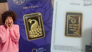 MMTC Pamp gold coin || 20 grams 24K Pure 999.99 Gold biscuit