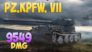 Pz.Kpfw. VII - 3 Frags 9.5K Damage - Inadequate! - World Of Tanks