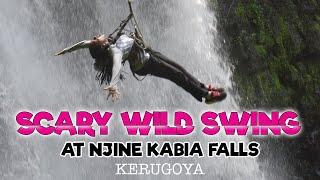 Scary Wild Swing at Njine Kabia Falls in Kerugoya || Hidden Gem