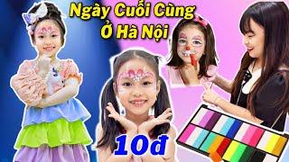 Ngày Cuối Cùng Ở Hà Nội Vẽ Mặt Cho Công Chúa Quỳnh Nhi