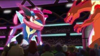 Greninja Vs G-Max Charizard |Full Battle|Ash Vs Leon|Ash Greninja Vs Leon Charizard | Fanmade Edit |