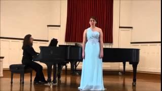 Katey's Junior Recital 2015-03-22   An ein Veilchen