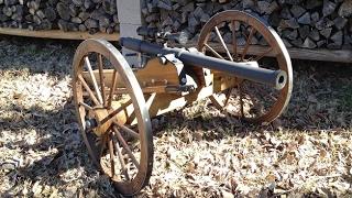 Testing a Home Made Cannon