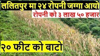 Land for sale in ikudol lalitpur  nepal | hamro bazar | ghar jagga nepal | real estate nepal