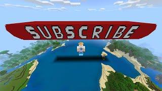 I BUILT A SUBSCRIBE BUTTON IN MINECRAFT SO YOU SUB!