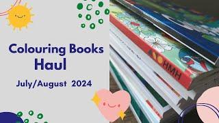 July/August 2024 Colouring Book Haul