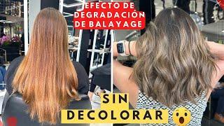 Efecto de degradación de balayage SIN DECOLORAR / BY GABRIEL SAMRA