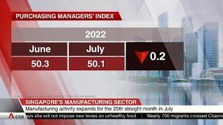 Singapore PMI Purchasing Managers’ Index July 2022