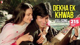 Dekha Ek Khwab Song | Silsila | Amitabh Bachchan, Rekha | Kishore Kumar, Lata Mangeshkar, Shiv-Hari