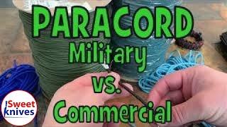 [74] Paracord 550 - Difference Between Military 5040 Type III and Commercial Grade