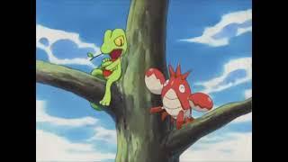 Treecko ignores Corphish / Corphish falls off