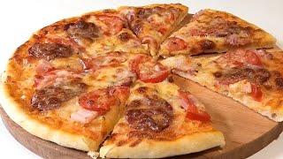 Рецепт теста ДЛЯ ПИЦЦЫ / Pizza Dough Recipe